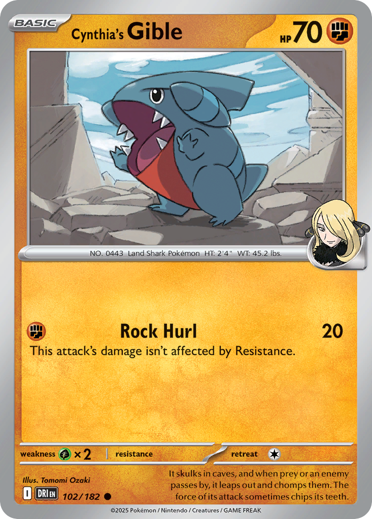 Cynthia's Gible #102