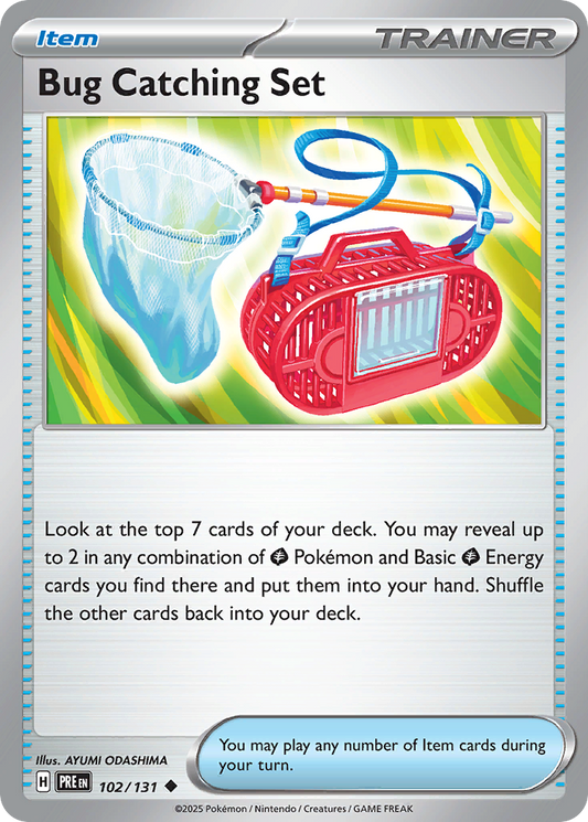 Bug Catching Set Prismatic Evolutions 102