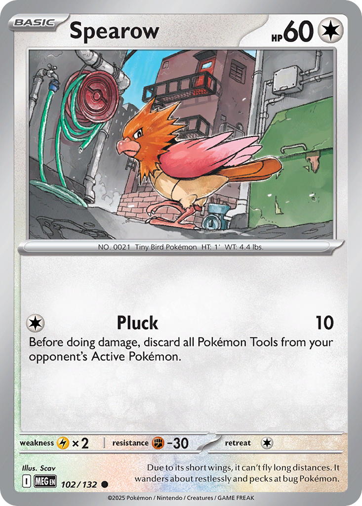 Spearow Mega Evolution 102