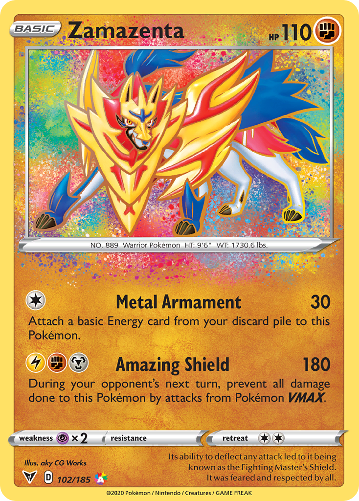 Zamazenta Vivid Voltage 102
