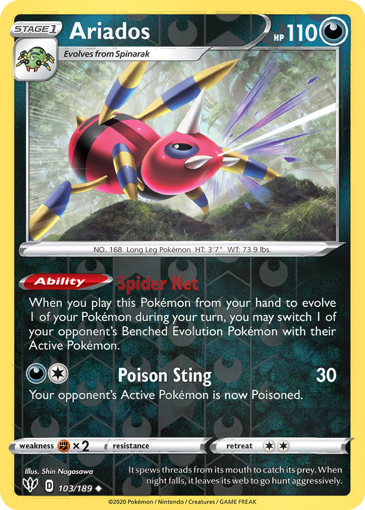 Ariados [Reverse Holo] #103