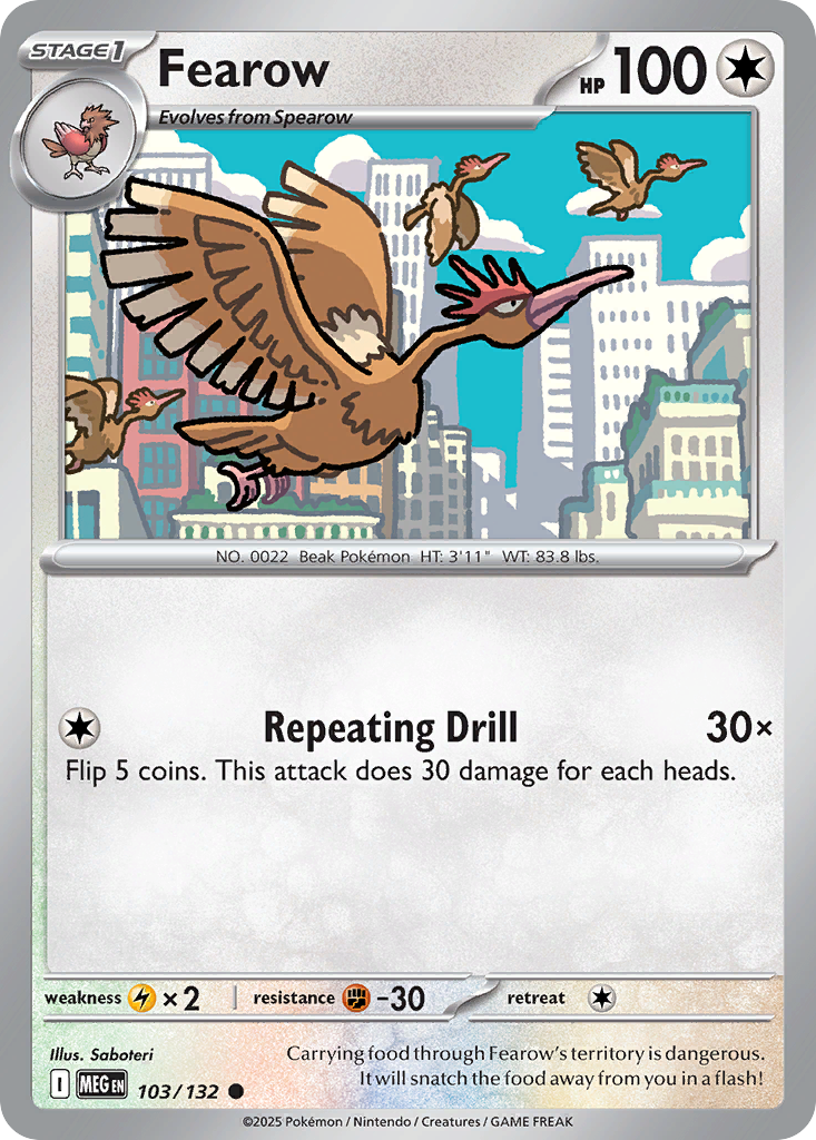 Fearow Mega Evolution 103