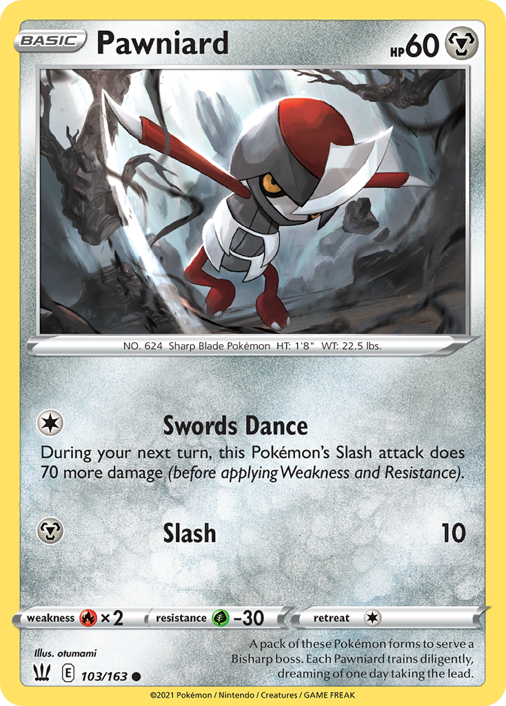 Pawniard Battle Styles 103