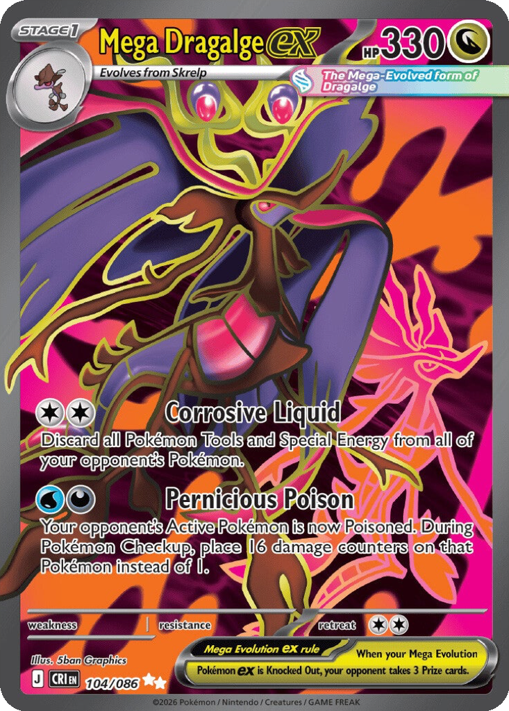 Mega Dragalge ex #104
