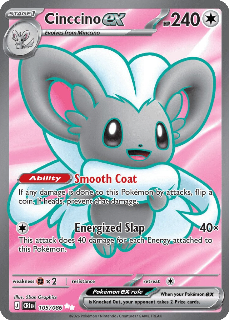 Cinccino ex #105