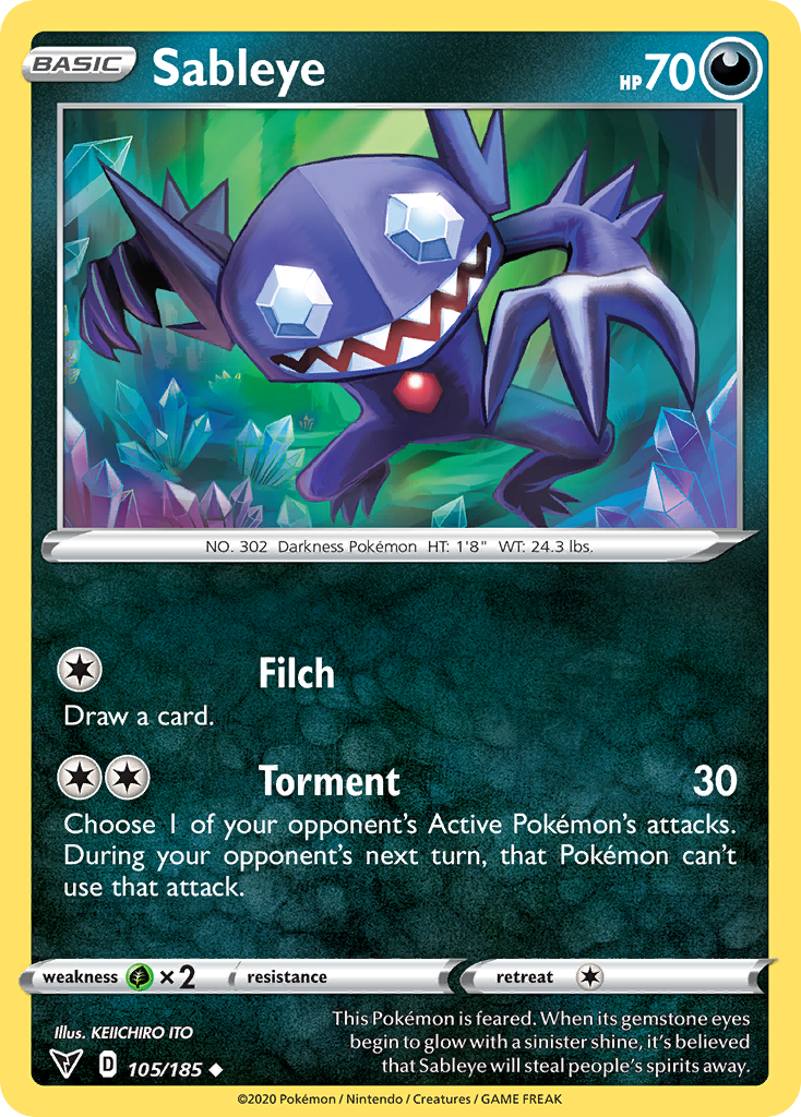 Sableye Vivid Voltage 105