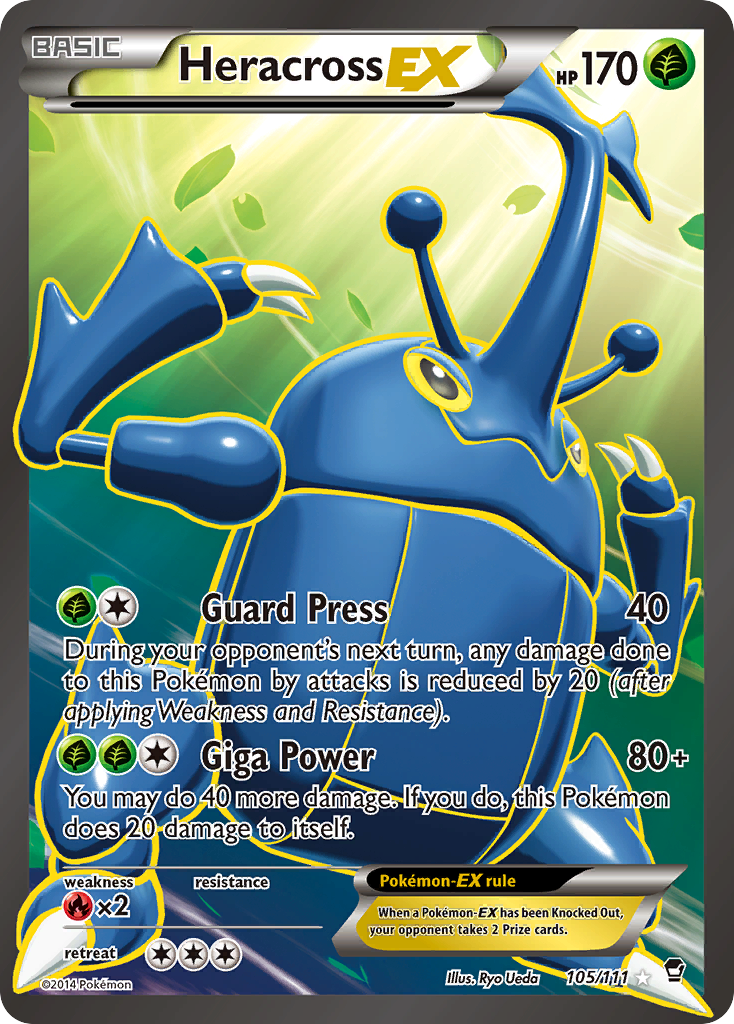 Heracross-EX Furious Fists 105