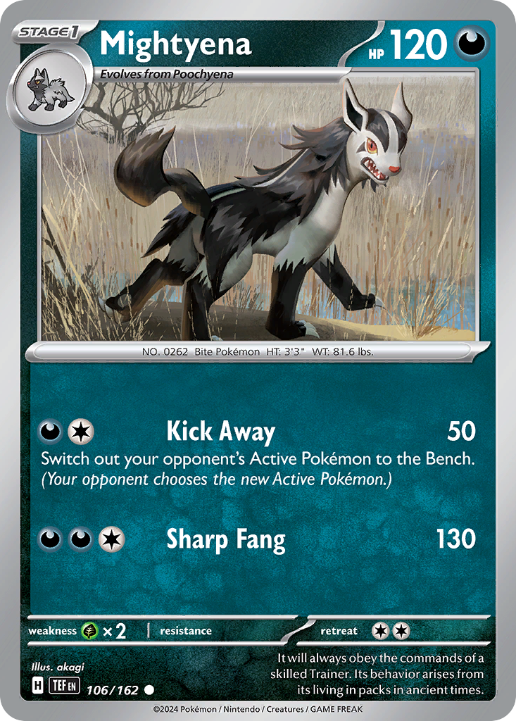 Mightyena Temporal Forces 106
