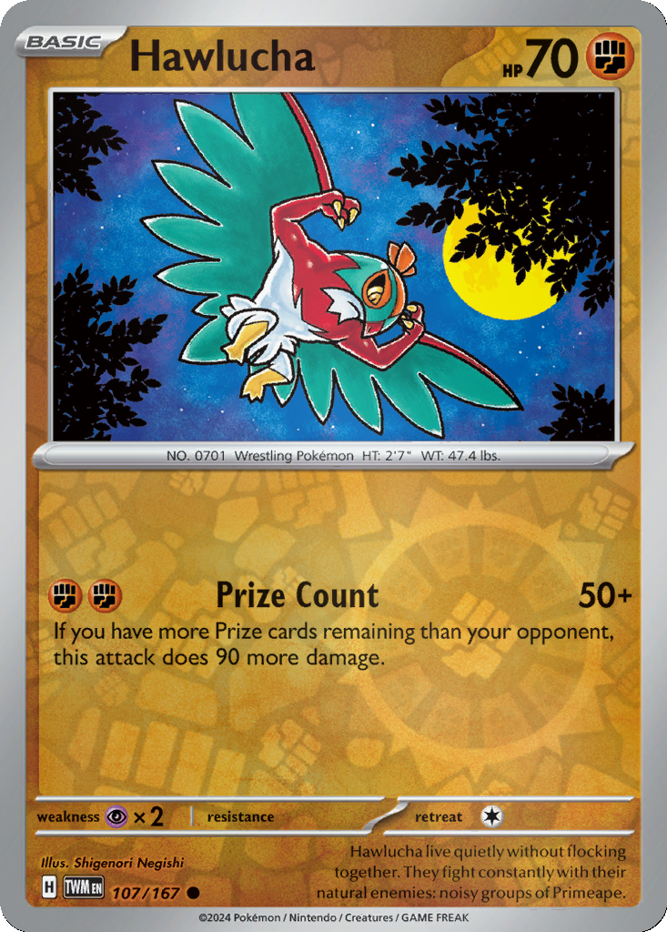 Hawlucha [Reverse Holo] #107