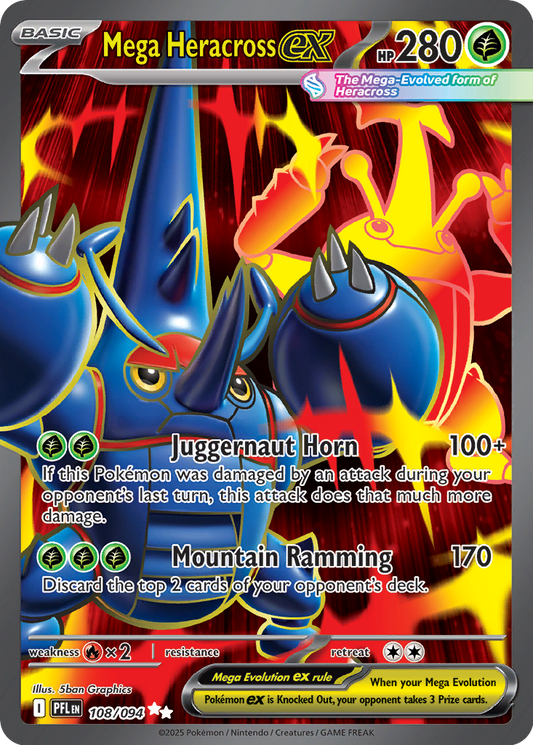 Mega Heracross ex #108