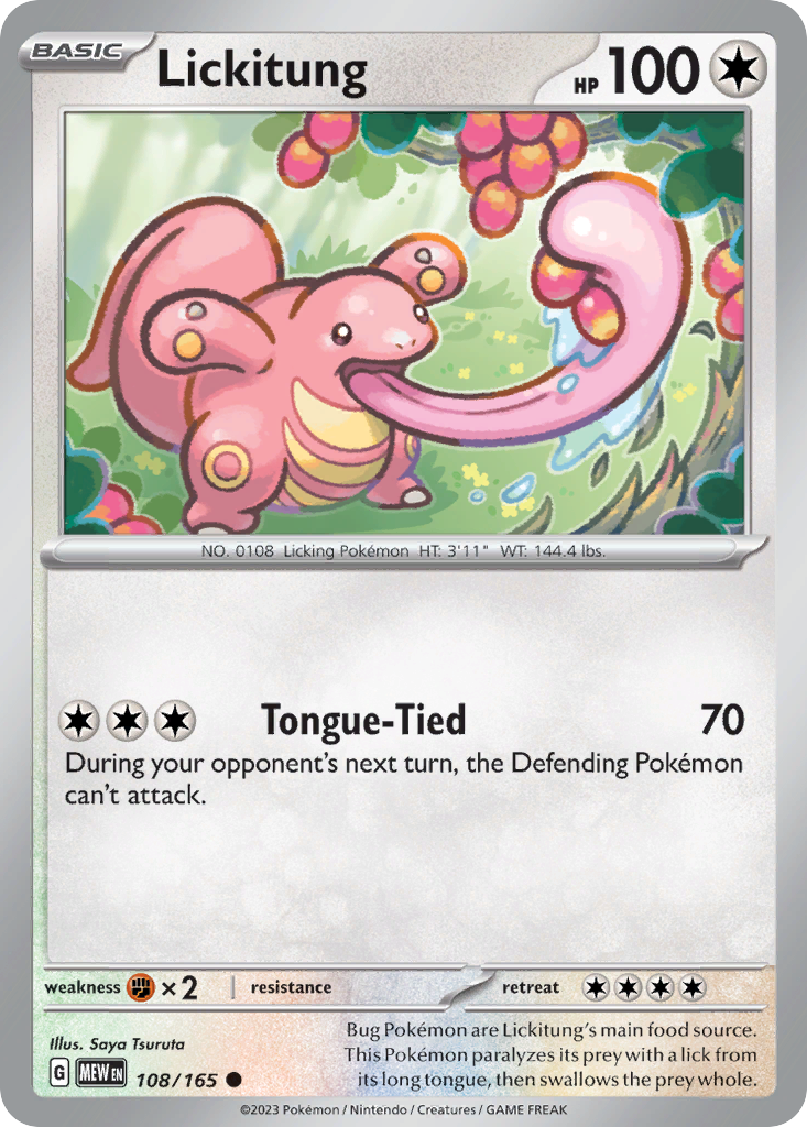 Lickitung 151 108