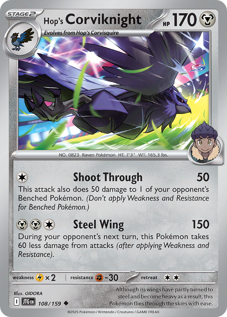 Hop's Corviknight Journey Together 108