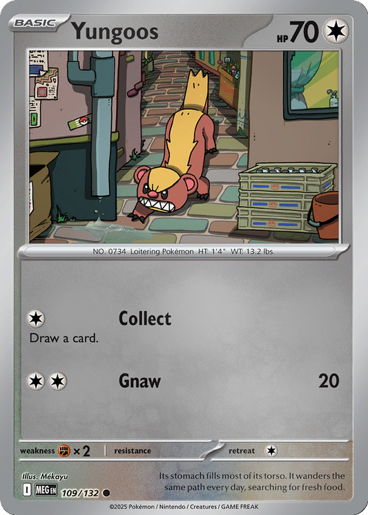 Yungoos [Reverse Holo] #109