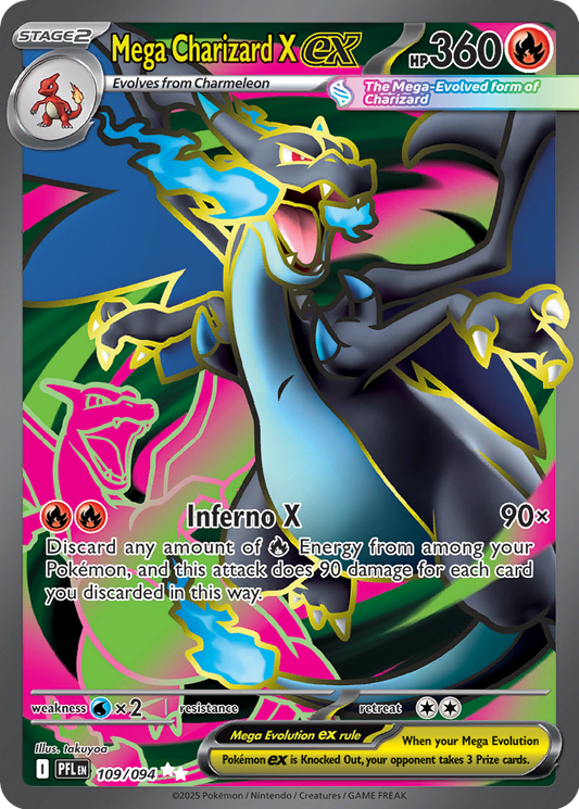 Mega Charizard X ex #109