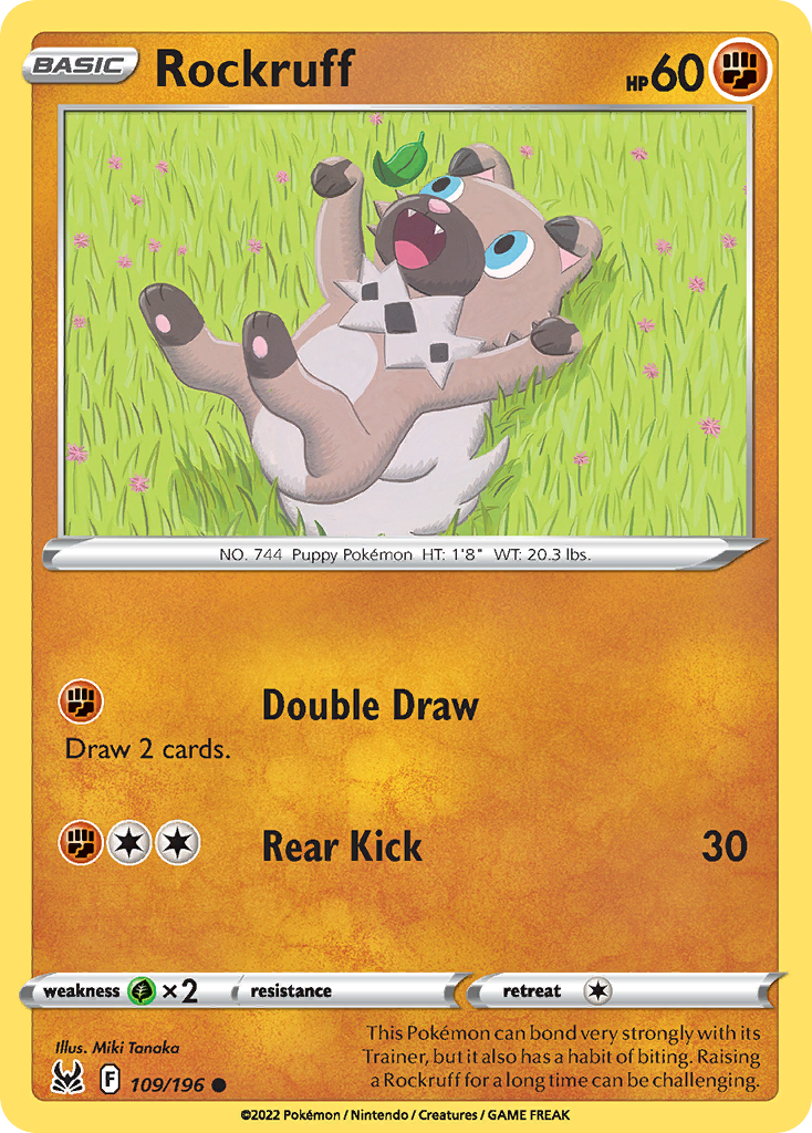 Rockruff Lost Origin 109