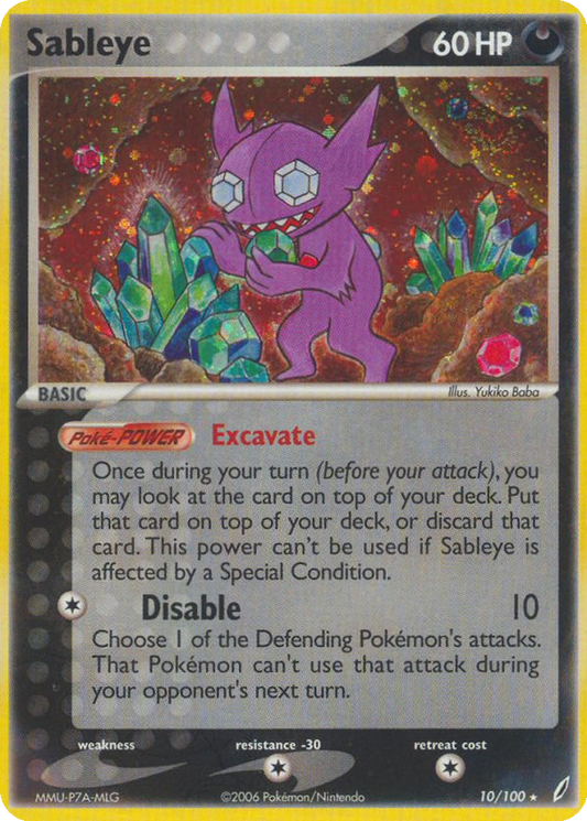 Sableye [Reverse Holo] #10