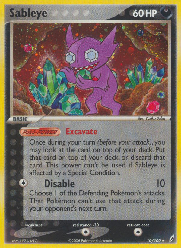 Sableye Crystal Guardians 10