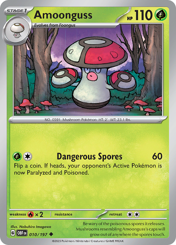 Amoonguss Obsidian Flames 10