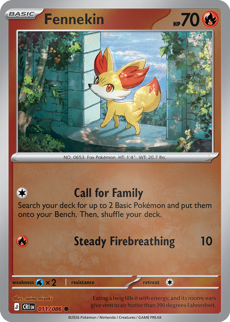 Fennekin [Reverse Holo] #11