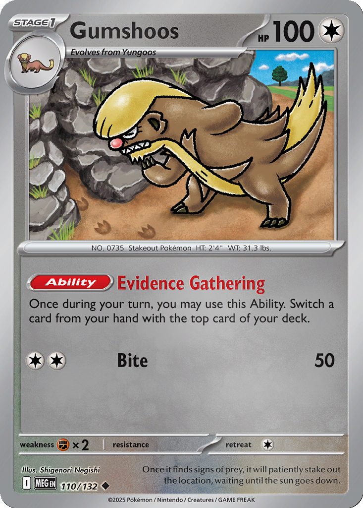 Gumshoos [Reverse Holo] #110