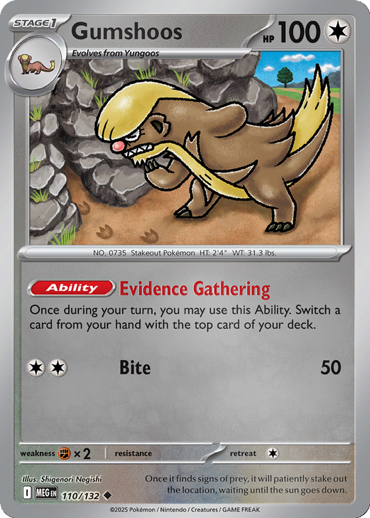 Gumshoos [Reverse Holo] #110
