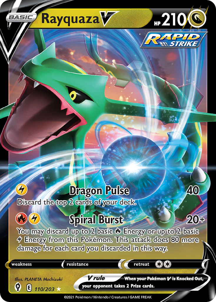 Rayquaza V Evolving Skies 110