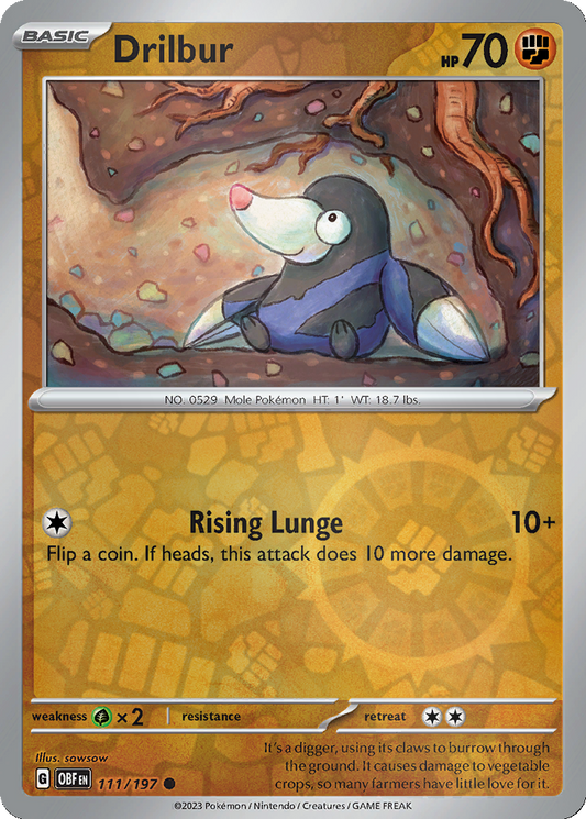 Drilbur [Reverse Holo] #111