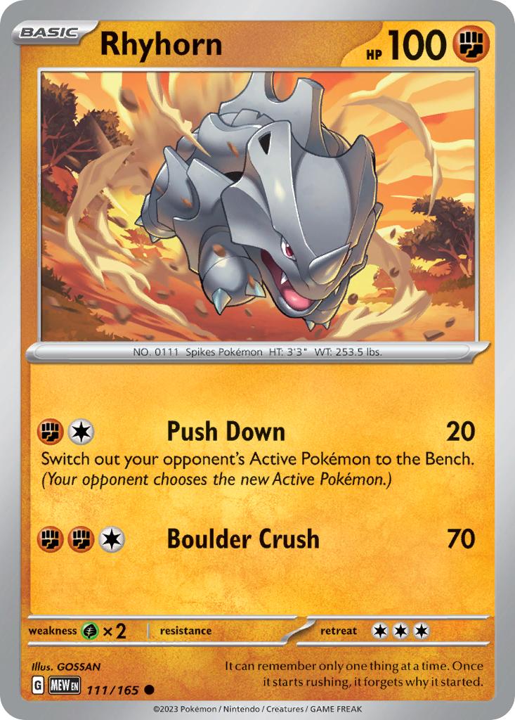 Rhyhorn 151 111