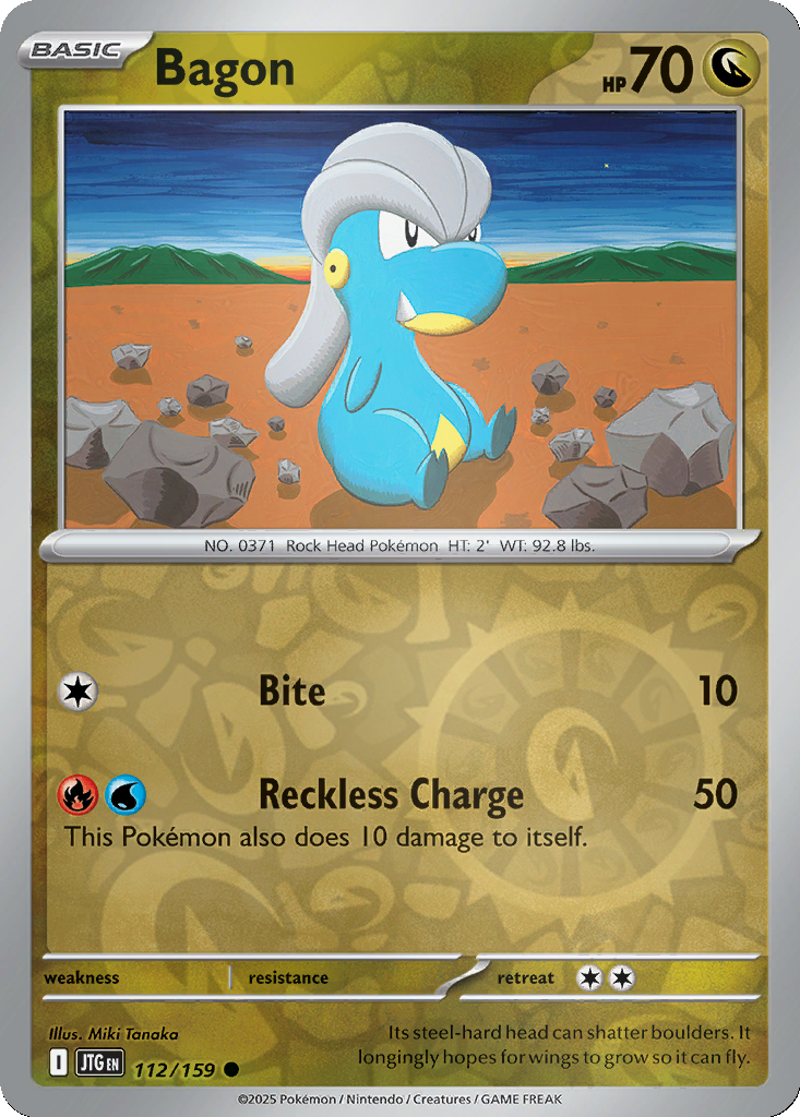 Bagon [Reverse Holo] #112