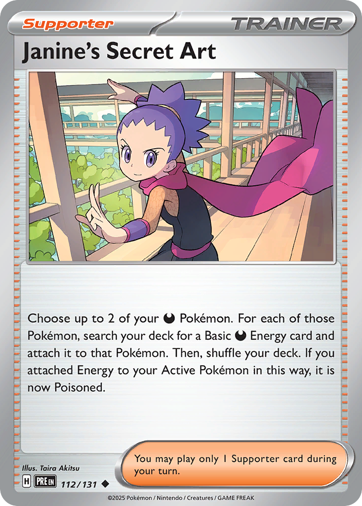 Janine's Secret Art Prismatic Evolutions 112