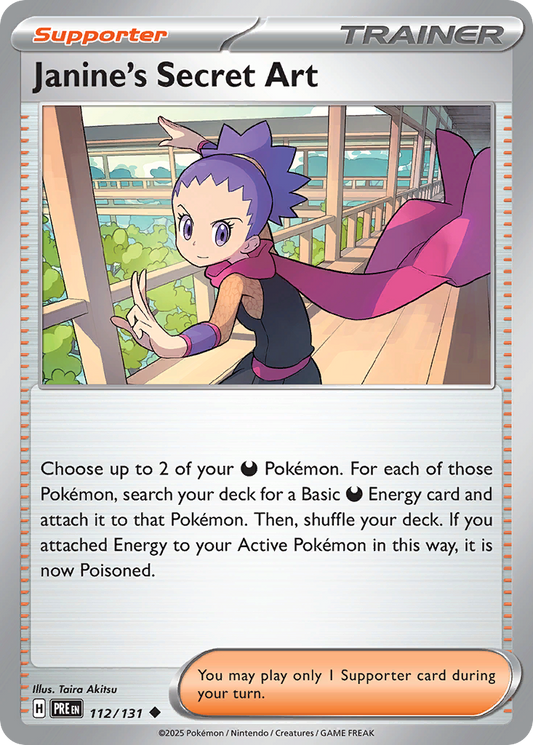 Janine's Secret Art Prismatic Evolutions 112