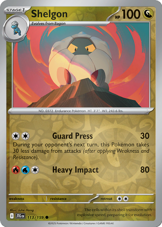Shelgon [Reverse Holo] #113