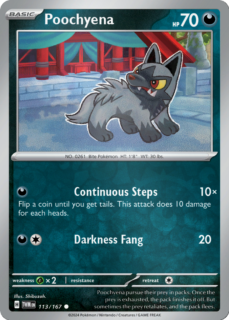 Poochyena [Reverse Holo] #113