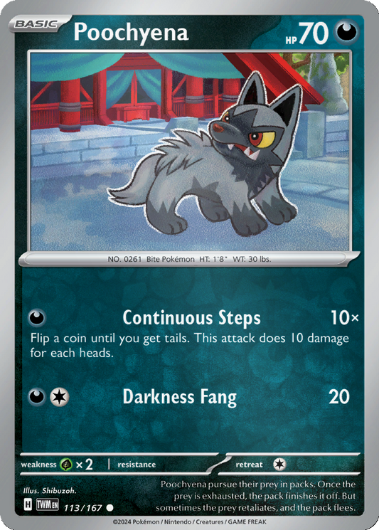 Poochyena [Reverse Holo] #113