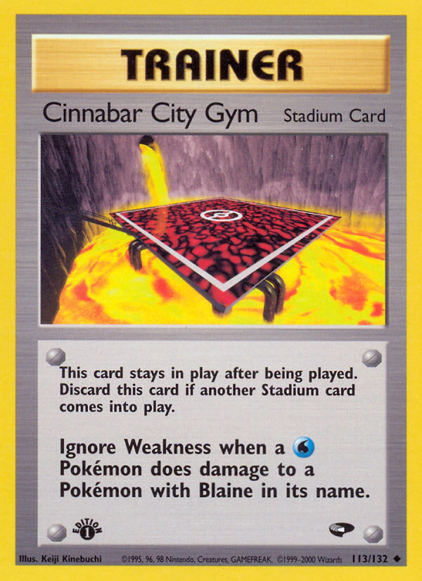 Cinnabar City Gym Gym Challenge 113