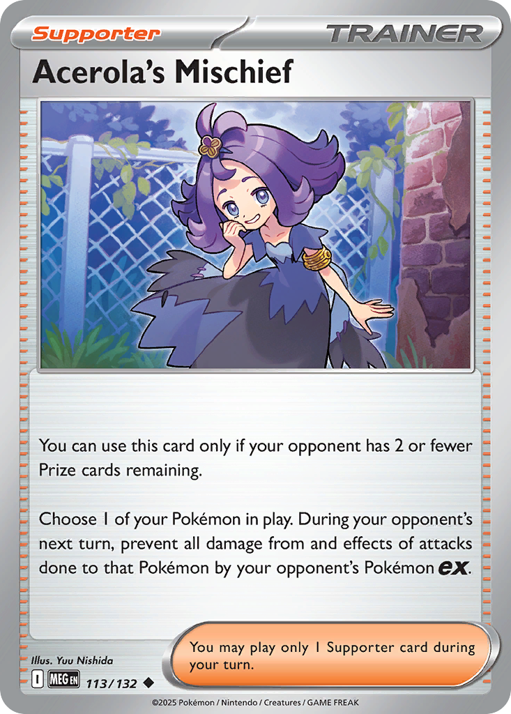 Acerola's Mischief Mega Evolution 113