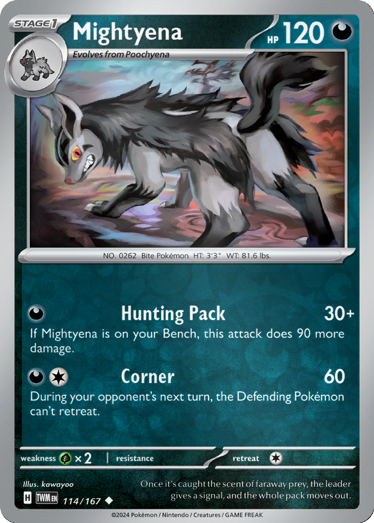 Mightyena [Reverse Holo] #114