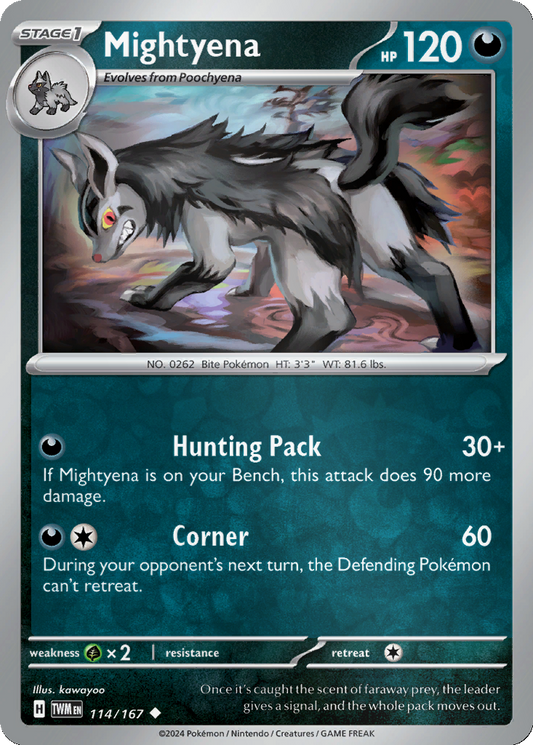 Mightyena [Reverse Holo] #114