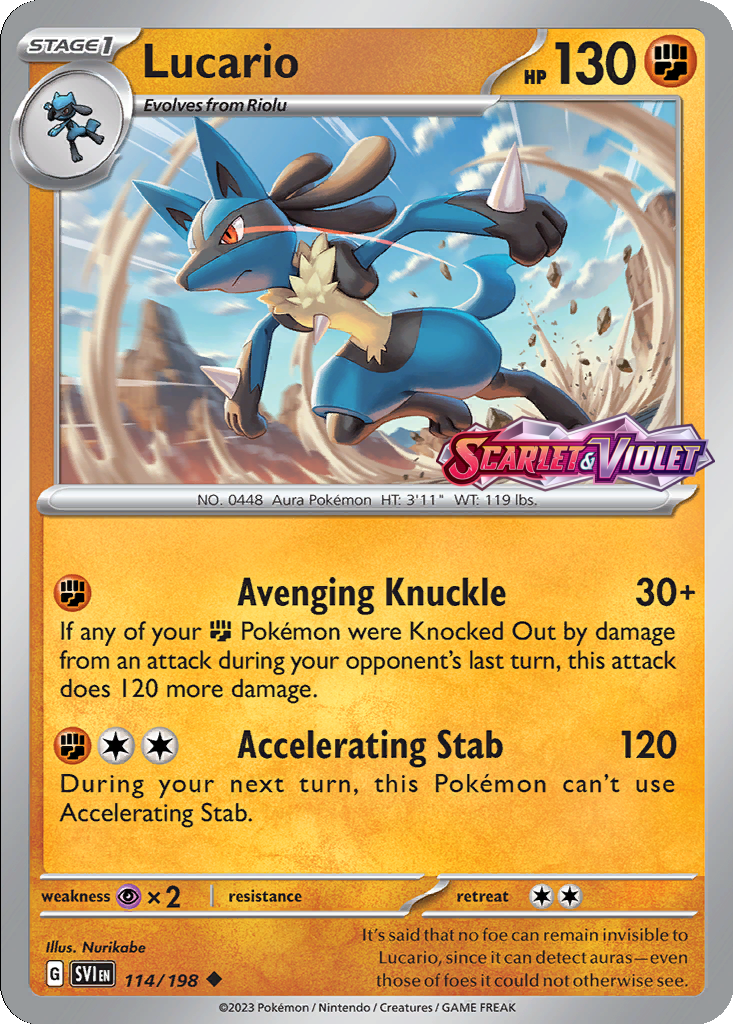 Lucario [Stamped] #114