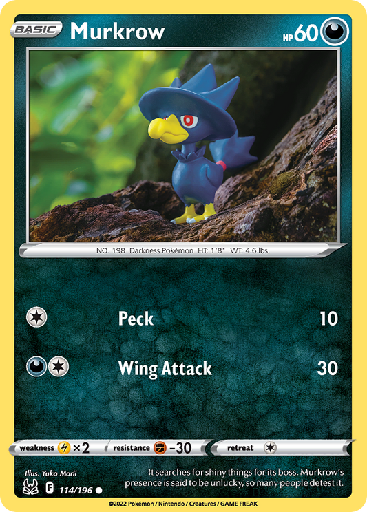 Murkrow Lost Origin 114