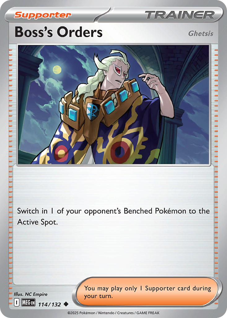 Boss's Orders Mega Evolution 114