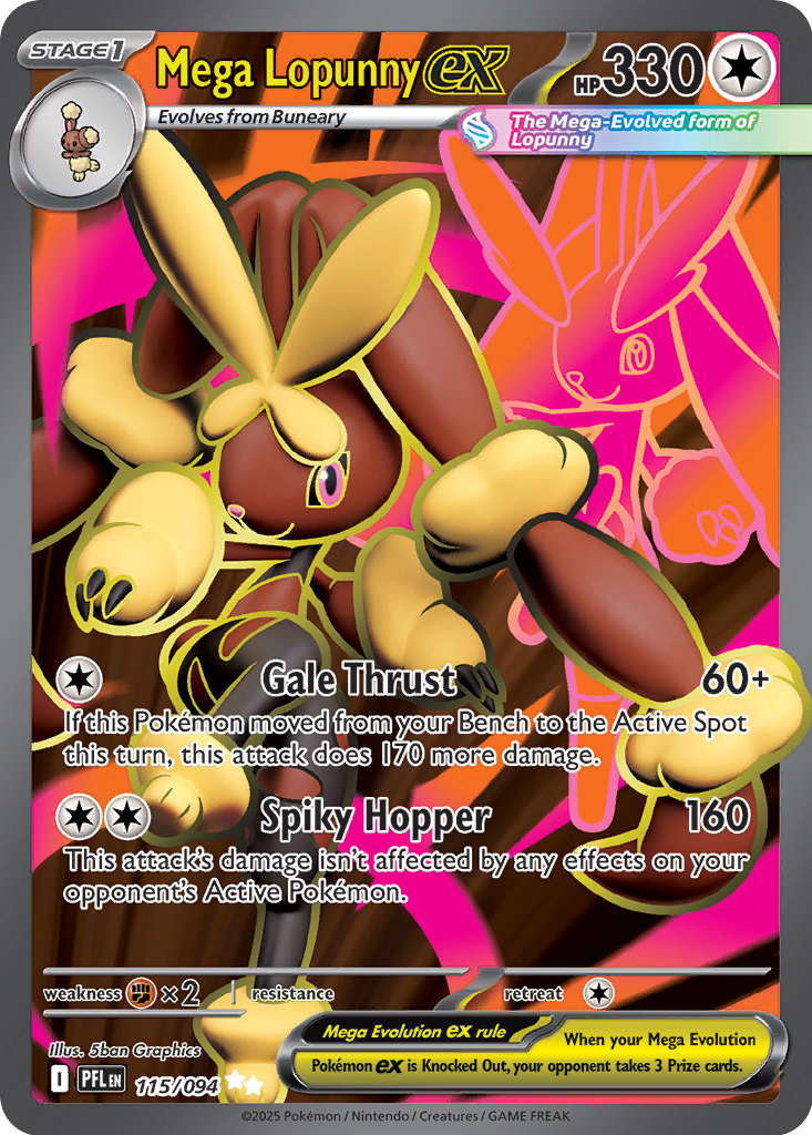 Mega Lopunny ex #115