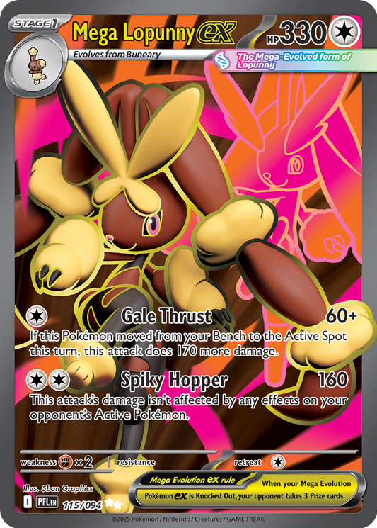 Mega Lopunny ex #115