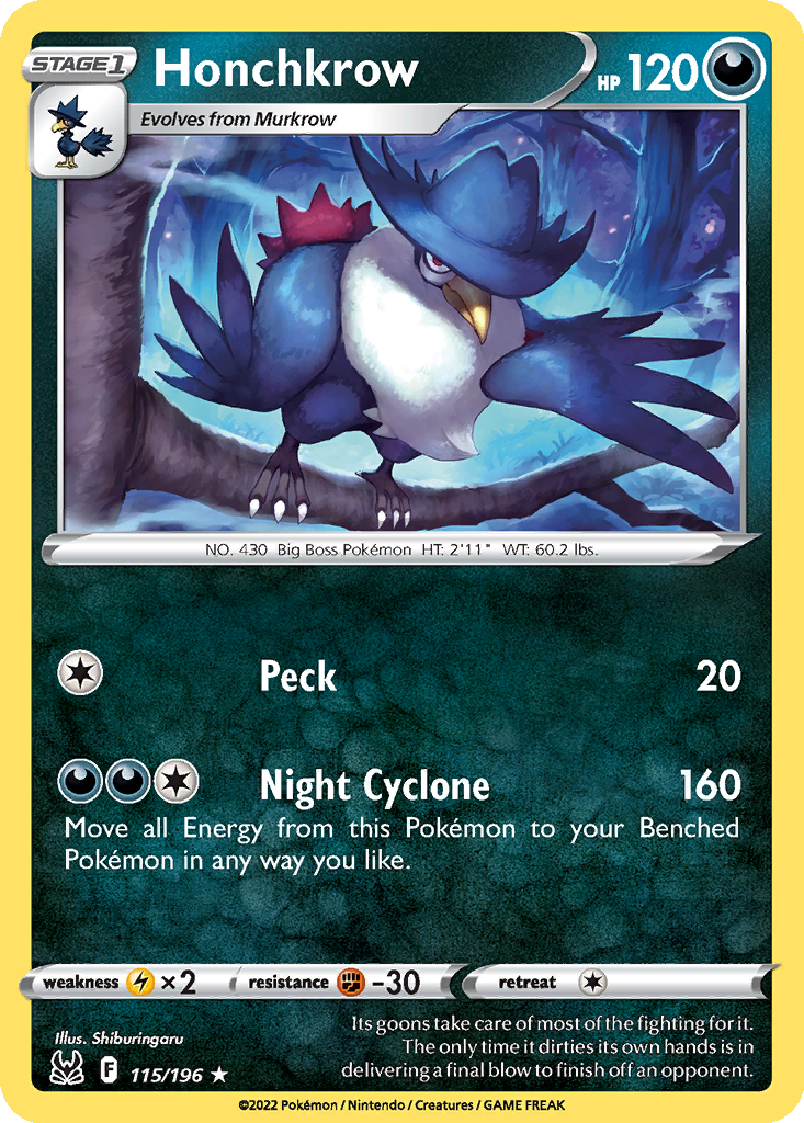 Honchkrow #115