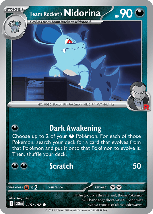 Team Rocket's Nidorina #115