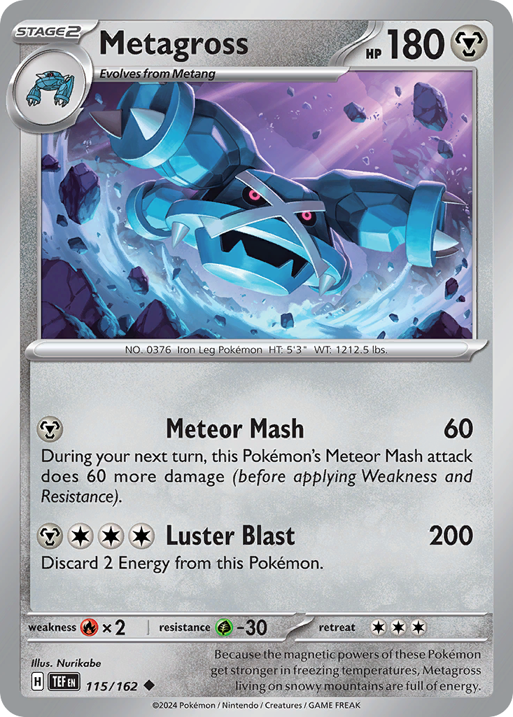 Metagross Temporal Forces 115