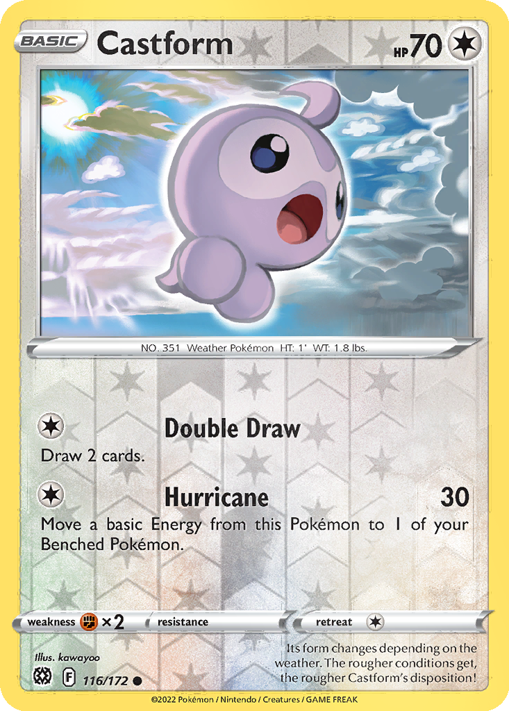 Castform [Reverse Holo] #116