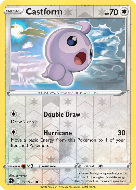 Castform [Reverse Holo] #116