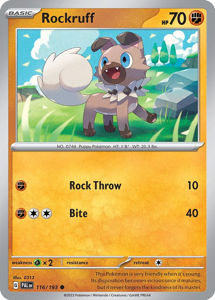 Rockruff #116