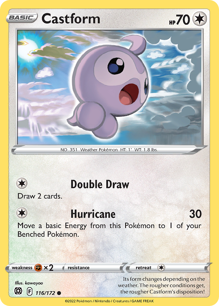 Castform Brilliant Stars 116